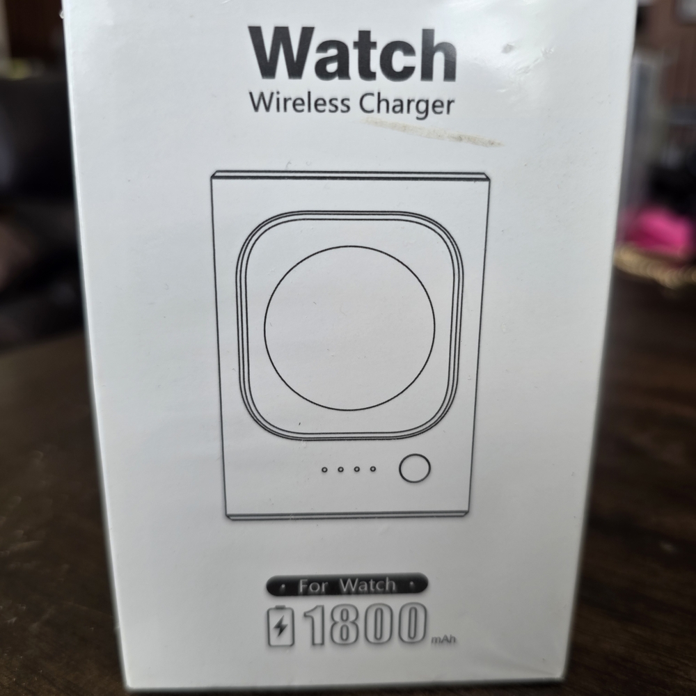 White Wireless Watch Charger